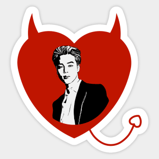 Jimin Naughty Heart Sticker